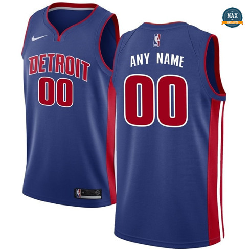 Max Maillots Custom, Detroit Pistons - Icon