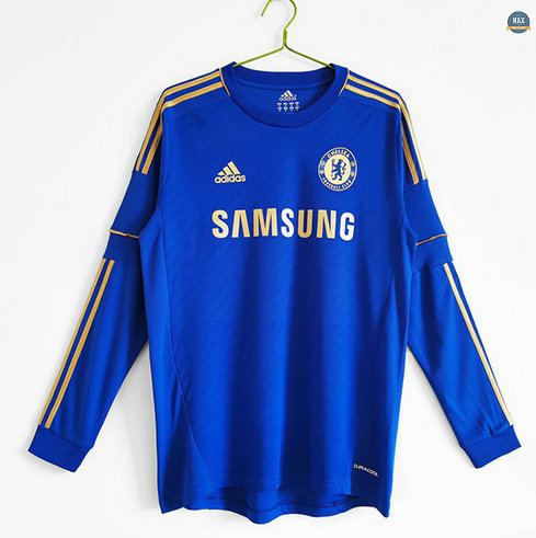 Max Maillot Rétro 2012-13 Chelsea Domicile Manche Longue