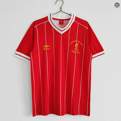 Max Maillot Rétro 1981-84 Liverpool Domicile Champions League