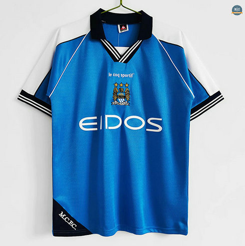 Max Maillots Rétro 1999-01 Manchester City Domicile