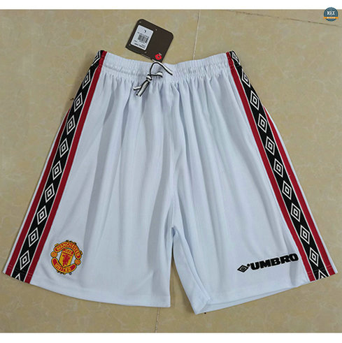 Max Maillots Manchester United Short Blanc