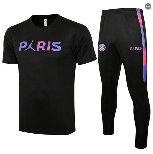 Max Maillot PSG Jordan Paris + Pantalon 2021/22 Training Noir