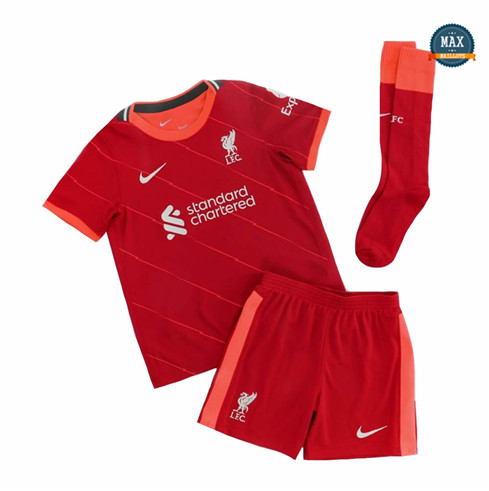 Max Maillots Liverpool Enfant Domicile 2021/22