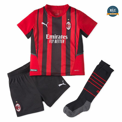 Max Maillot AC Milan Enfant Domicile 2021/22