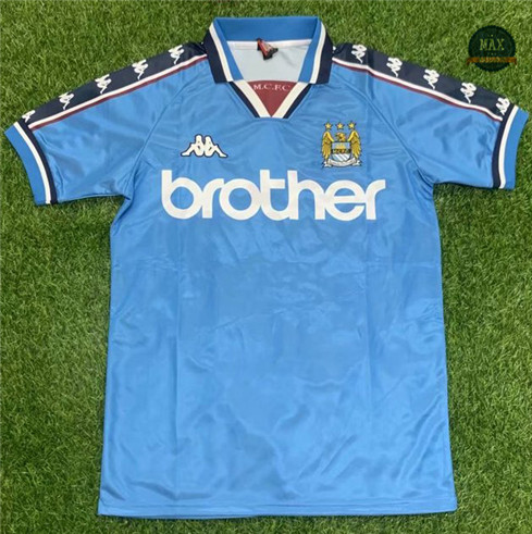 Max Maillot Retro 1998-99 Manchester City Domicile