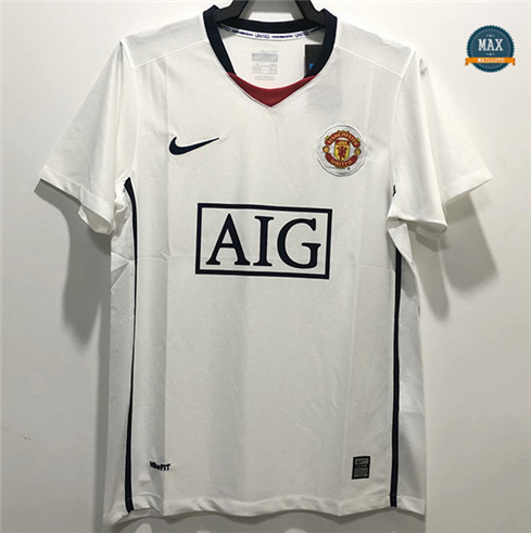 Max Maillots Retro 2009 Manchester United Exterieur