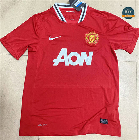 Max Maillots Retro 2011-12 Manchester United Domicile