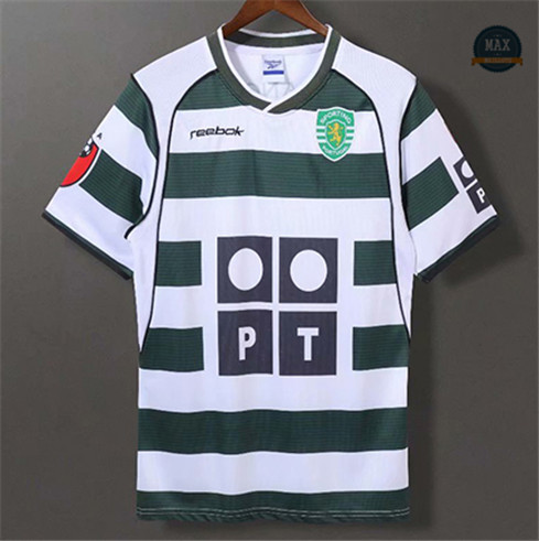 Max Maillot Retro 2001-03 Sporting Lisbon Domicile