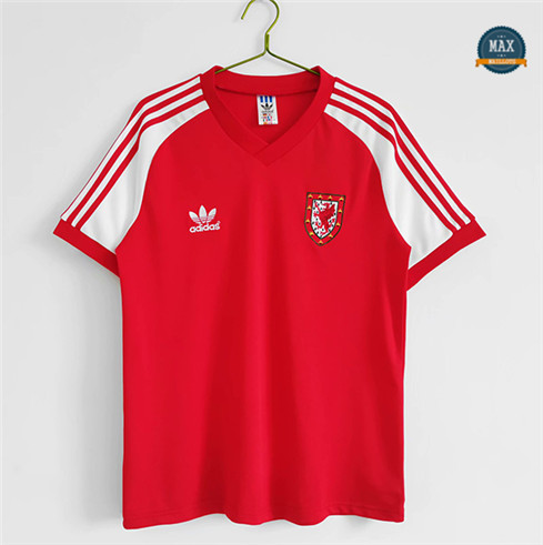 Max Maillot Retro 1982 Wales Domicile