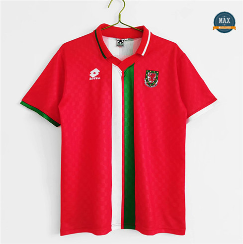 Max Maillots Retro 1996-98 Wales Domicile