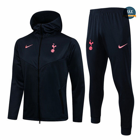 Max Veste Survetement Tottenham Hotspur 2021/22 à Capuche Bleu Marine