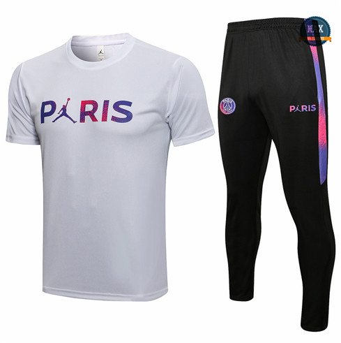 Max Maillot Jordan PSG + Pantalon 2021/22/22 Training Blanc Paris