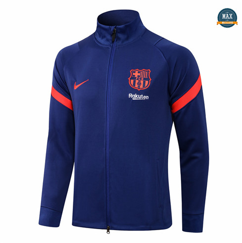 Max Veste Barcelone 2021/22 Bleu Col Haut