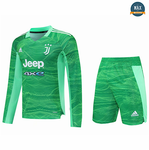 Max Maillots Juventus Gardien de but + Short Manche Longue 2021/22