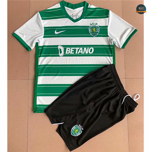 Max Maillot Sporting Lisbon Enfant Domicile 2021/22