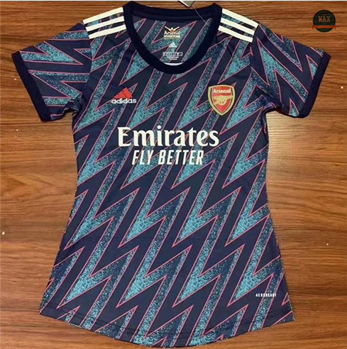 Max Maillot De Foot Arsenal Femme Blue 2021/22