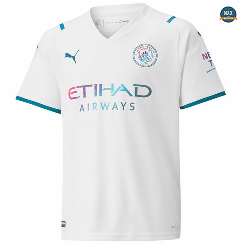 Max Maillot Foot Manchester City Exterieur 2021/22