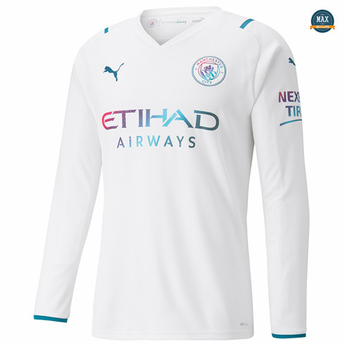 Max Maillot Manchester City Exterieur Manche Longue 2021/22