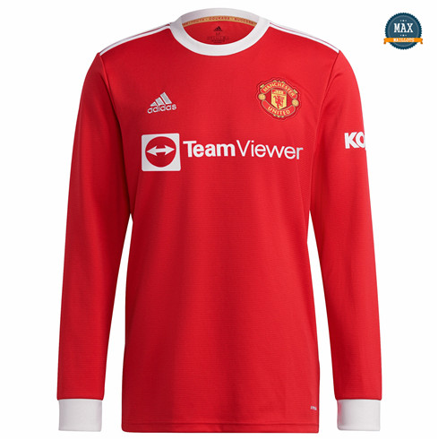 Max Maillot Manchester United Domicile Manche Longue 2021/22