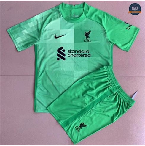 Max Maillot Liverpool Enfant & Junior Gardien de but 2021/22 Vert