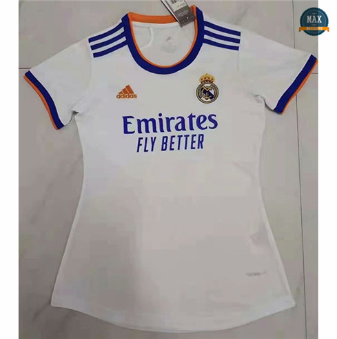 Max Maillots Real Madrid Femme Domicile 2021/22