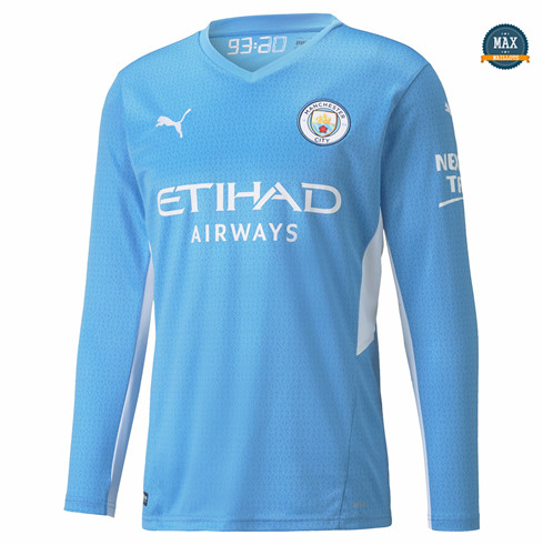 Max Maillot Manchester City Domicile Manche Longue 2021/22