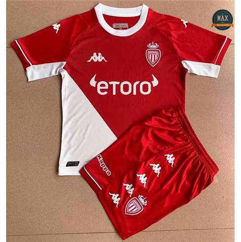 Max Maillots AS Monaco Enfant Domicile 2021/22