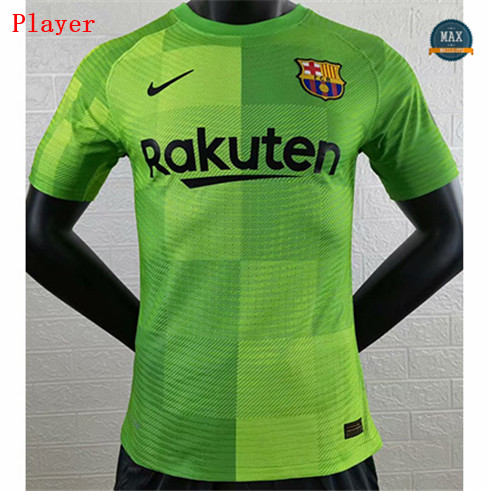 Max Maillots Player Version 2021/22 Barcelone vert Gardien de but