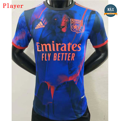 Max Maillots Player Version 2021/22 Lyon Bleu
