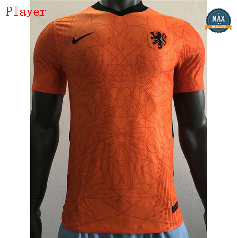 Max Maillots Player Version 2020 Pays-Bas orange Domicile
