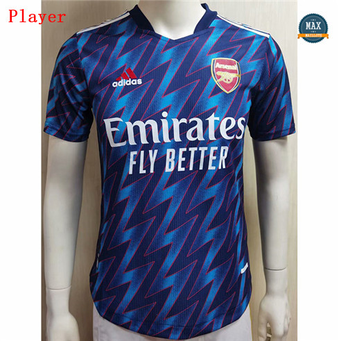 Max Maillots Player Version 2021/22 Arsenal Bleu