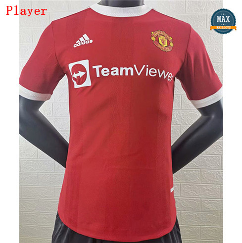 Max Maillots Player Version 2021/22 Manchester United Domicile
