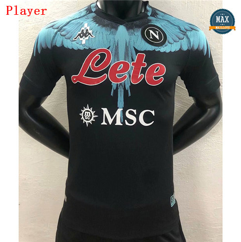 Max Maillots Player Version 2020 Naples joint Edition Noir