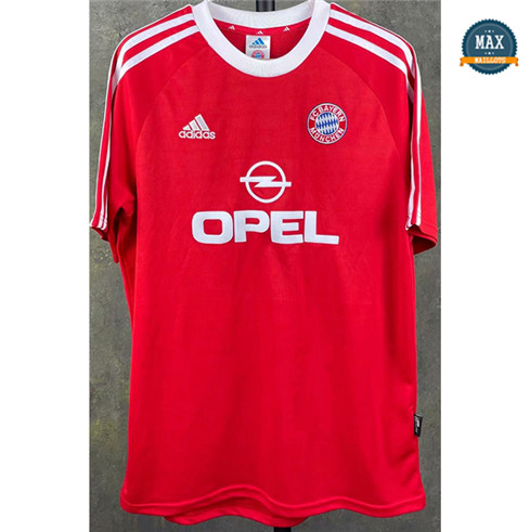 Max Maillots Rétro 2000-01 Bayern Munich Domicile