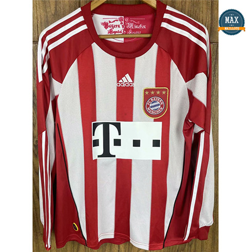 Max Maillot Rétro 2010-11 Bayern Munich Domicile Manche Longue