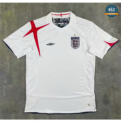 Max Maillots Rétro 2006 Angleterre Domicile Blanc