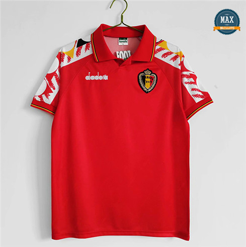 Max Maillots Rétro 1995 Belgique Domicile