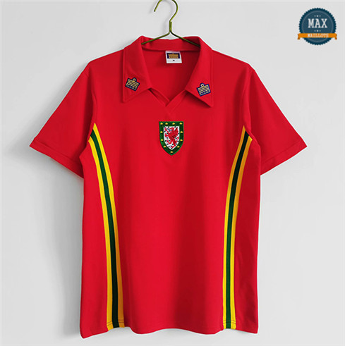 Max Maillots Rétro 1970 Wales Domicile