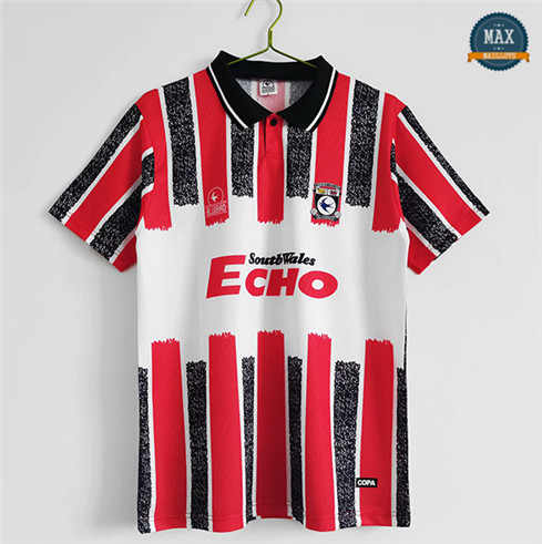 Max Maillot Rétro 1990 Cardiff City Domicile