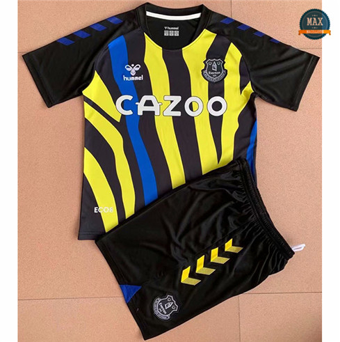 Max Maillots Everton Enfant Gardien de but Noir 2021/22