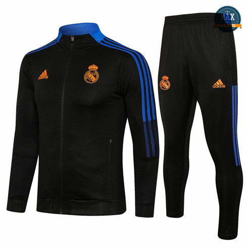 Max Veste Survetement Real Madrid Noir/Bleu 2021/22