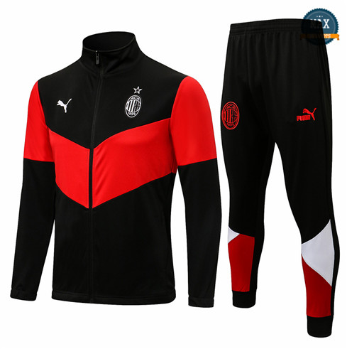 Max Veste Survetement AC Milan Noir 2021/22