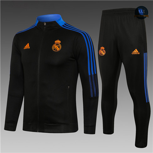 Max Veste Survetement Enfant Real Madrid Noir 2021/22