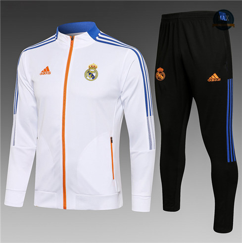 Max Veste Survetement Enfant Real Madrid Blanc 2021/22