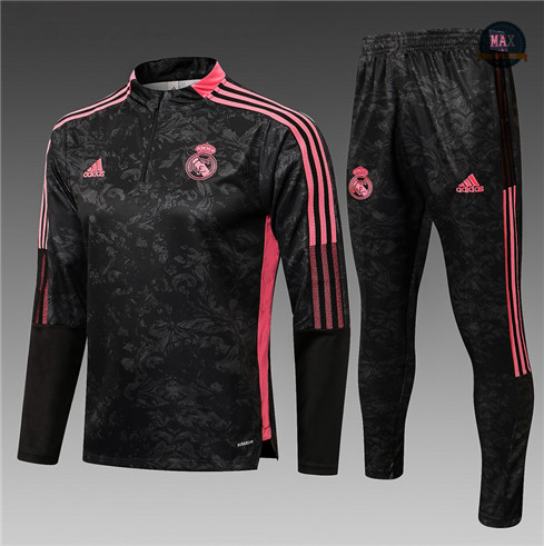 Max Survetement Enfant Real Madrid Noir/Rouge 2021/22