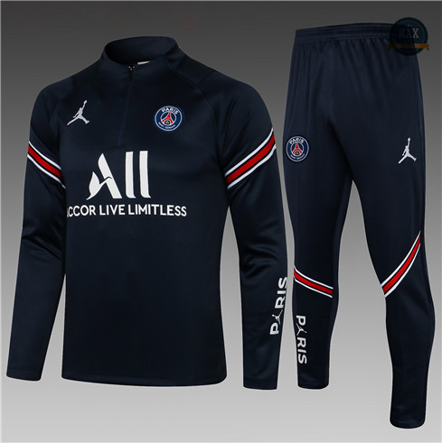 Max Survetement Enfant Jordan PSG Bleu Marine 2021/22