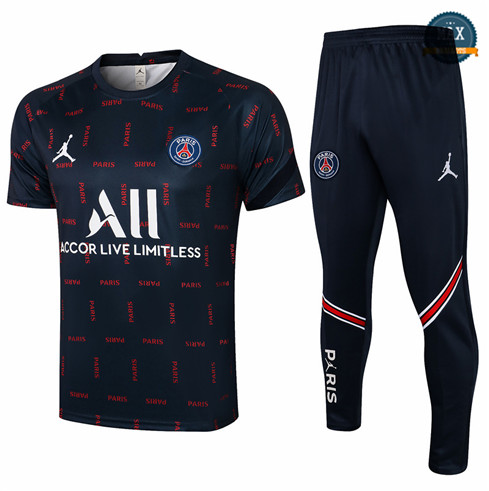 Max Maillots Jordan PSG + Pantalon 2021/22 Training Bleu Marine