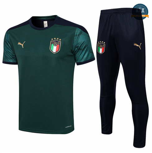 Max Maillots Italie + Pantalon 2021/22 Training Vert foncé