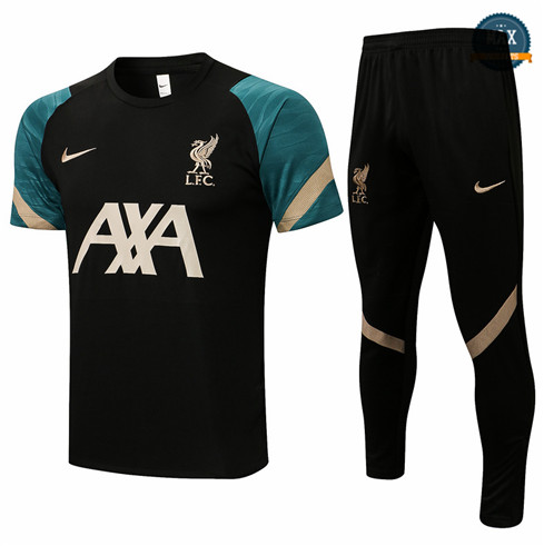 Max Maillots Liverpool + Pantalon 2021/22 Training Noir