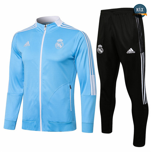 Max Veste Survetement Real Madrid 2021/22 Bleu